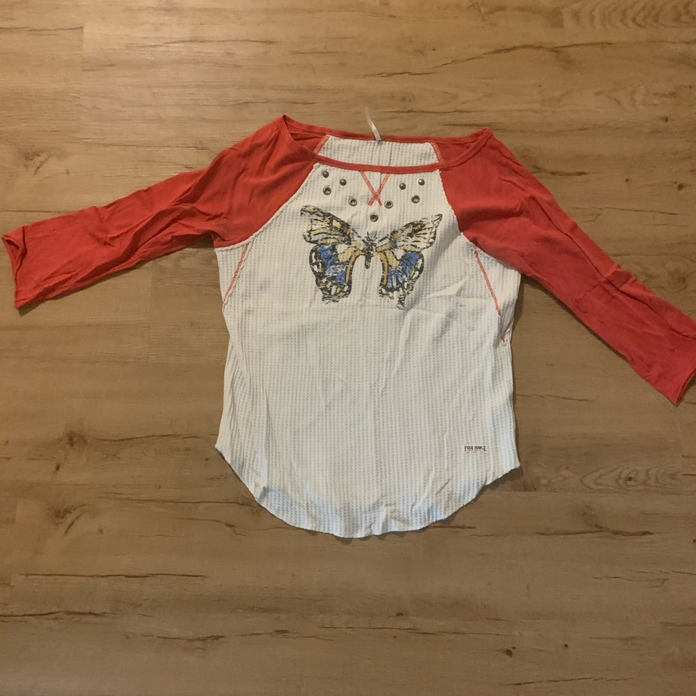 Free people baseball tee